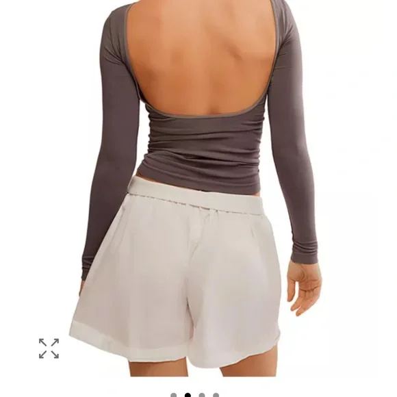 Free people backless longsleeve - Picture 2 of 4